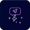 Telegram bot icon
